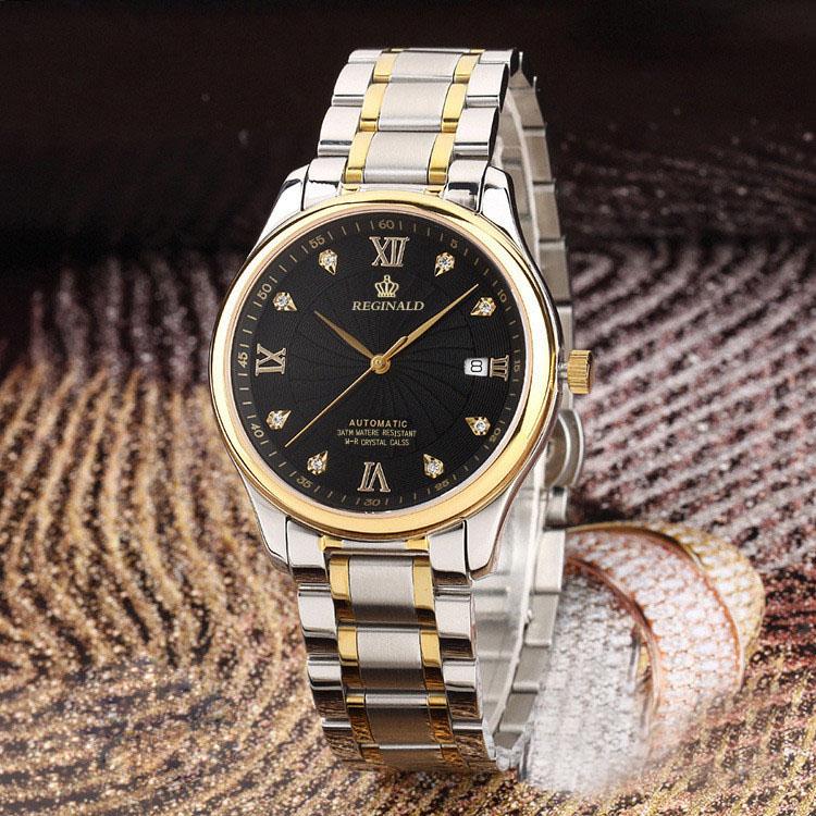 Wristwatches Fashion Brand Reginald Quartz Stainless Steel Watches Men Women Couple Luxury 3ATM Waterproof Business Watch Relogio Masculino, 146768man size2
Wristwatches Fashion Brand Reginald Quartz Stainless Steel Watches Men Women Couple Luxury 3ATM Waterproof Business Watch Relogio Masculino, 146768man size2