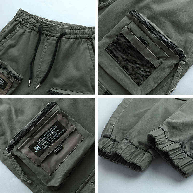 Cargo Pants Men Black Hip Hop Streetwear Fashion Cotton Joggers Sweatpants Casual Harem Trousers Summer Harajuku Clothing 211201