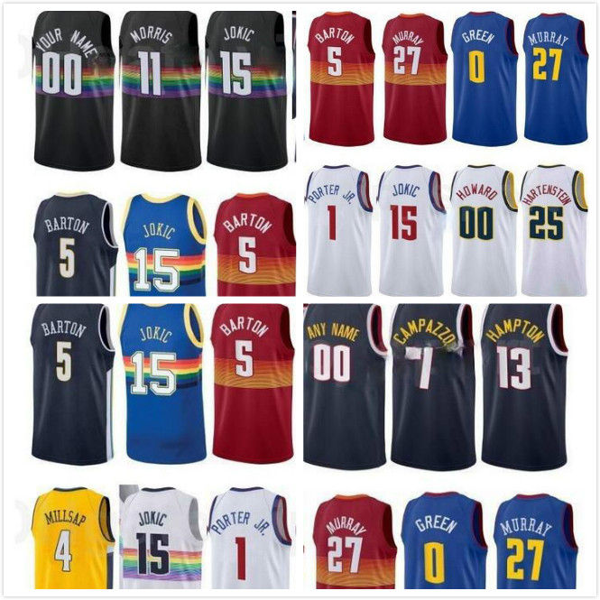 Basketball JerseyS 2021 Printed JaMychal Green Facundo Campazzo Hartenstein Will Barton PJ Dozier Monte Morris Vlatko Cancar Troy Daniels Ty, Color7
Basketball JerseyS 2021 Printed JaMychal Green Facundo Campazzo Hartenstein Will Barton PJ Dozier Monte Morris Vlatko Cancar Troy Daniels Ty, Color7