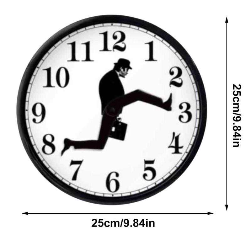 Wall Clocks Ministry Of Silly Walks Clock Durable Timer For Home Decoration Comedian Decor Novelty Watch Funny