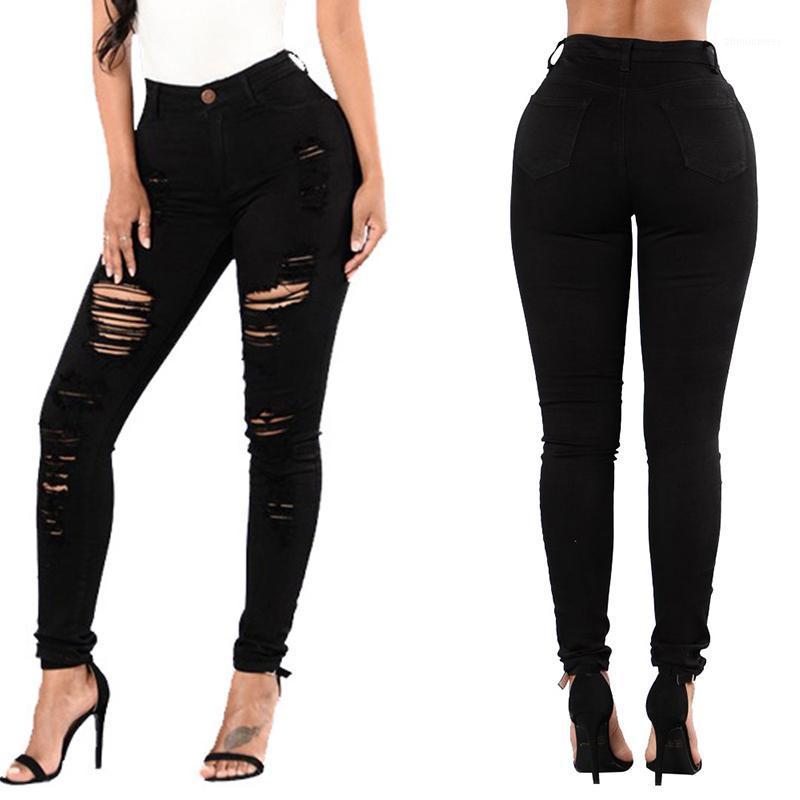 Denim Pencil Pants Fashion Women Ripped Jeans Thin High Waist Women, Army green
Denim Pencil Pants Fashion Women Ripped Jeans Thin High Waist Women, Army green