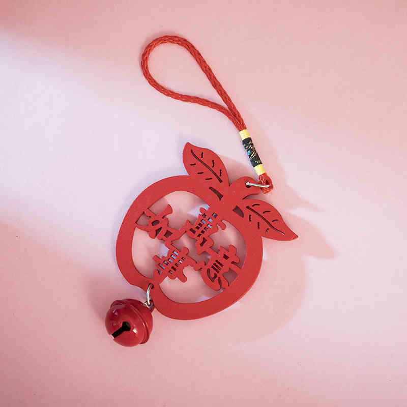 Key Rings Happy Year Chinese Knot Pendant Fu Word Festive Style Chain Bag Small Gift