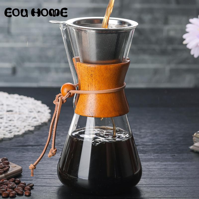 Coffee Pots 550ML High-borosilicate Glass Pour-over Manual Drip Pot High Temperature Resistant Maker Coffeeware
Coffee Pots 550ML High-borosilicate Glass Pour-over Manual Drip Pot High Temperature Resistant Maker Coffeeware