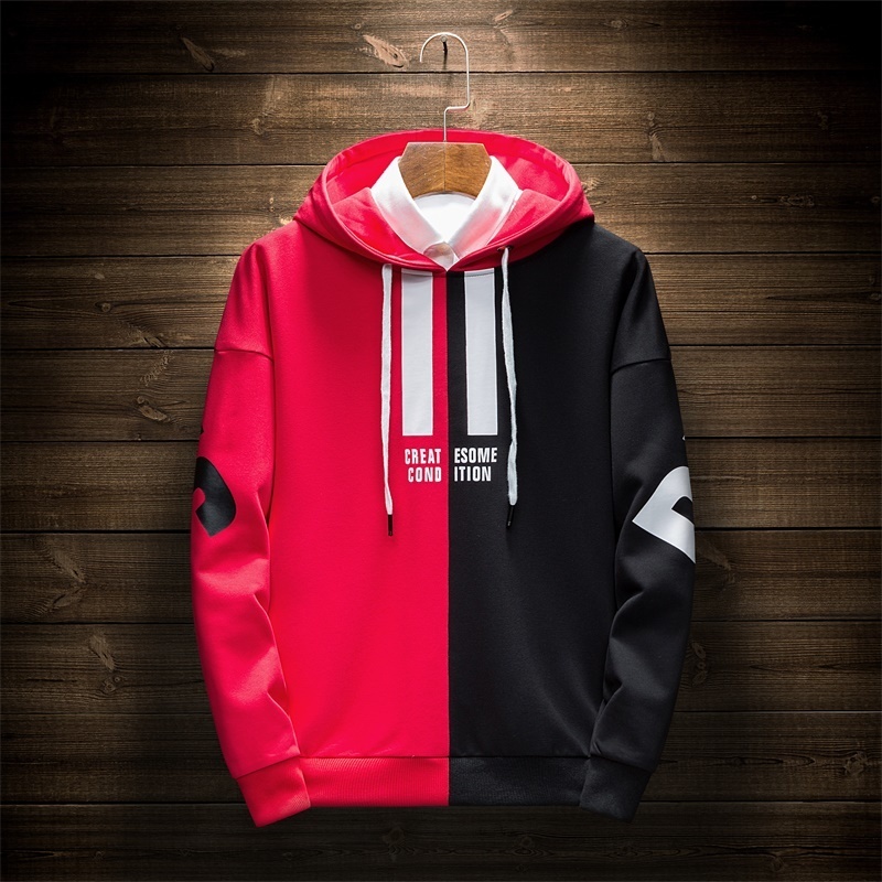 SingleRoad Men's Hoodies Men Autumn Harajuku Japanese Streetwear Patchwork Casual Sweatshirt Male Hip Hop Yellow Hoodie Men 201020