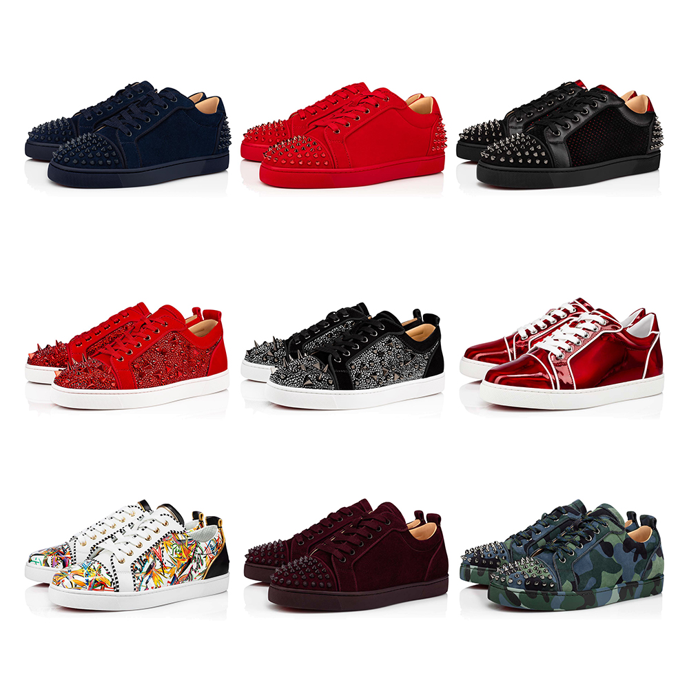 Famous classic designer red bottom pointed flat shoes casual shoes suede high quality men and women sports shoelace box, Colour 39
Famous classic designer red bottom pointed flat shoes casual shoes suede high quality men and women sports shoelace box, Colour 39