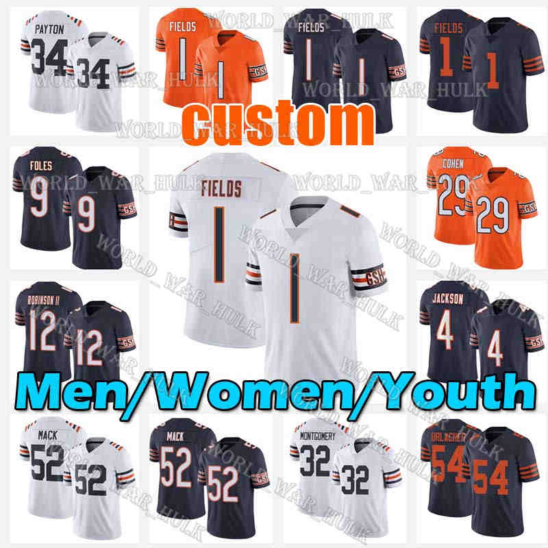 1 Justin Fields Jersey 4 Eddie Jackson 52 Khalil Mack 11 Darnell Mooney ChicagoBears34 Walter Payton 51 Dick Butkus 32 David Mon, Black;red
1 Justin Fields Jersey 4 Eddie Jackson 52 Khalil Mack 11 Darnell Mooney ChicagoBears34 Walter Payton 51 Dick Butkus 32 David Mon, Black;red