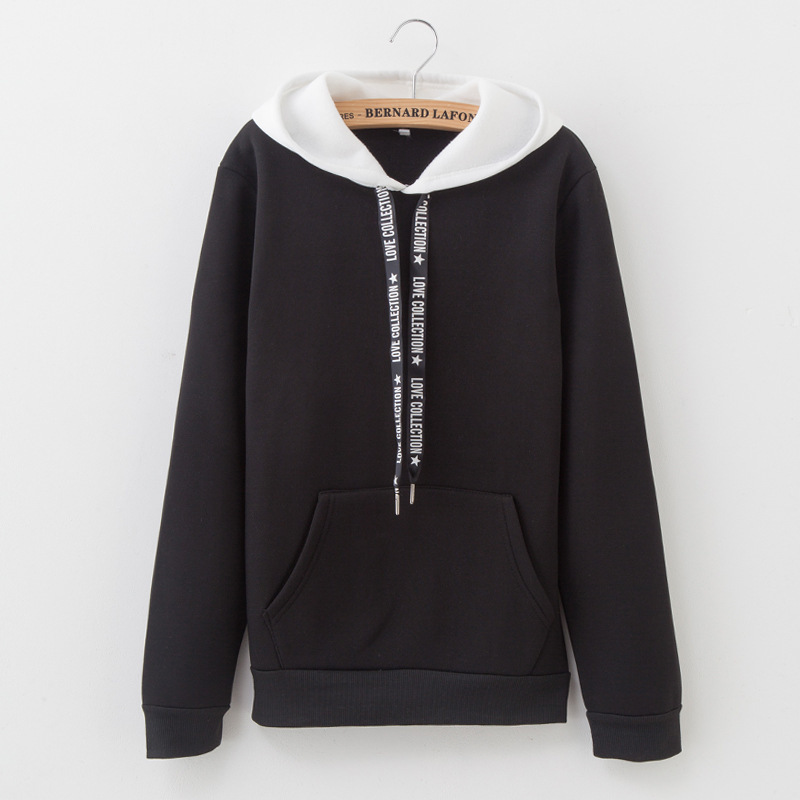 Women's Winter New Solid Color Casual Top Hoodies Sweatshirts Sleeve Long Sleeve Sweatshirt Sportswear 201028