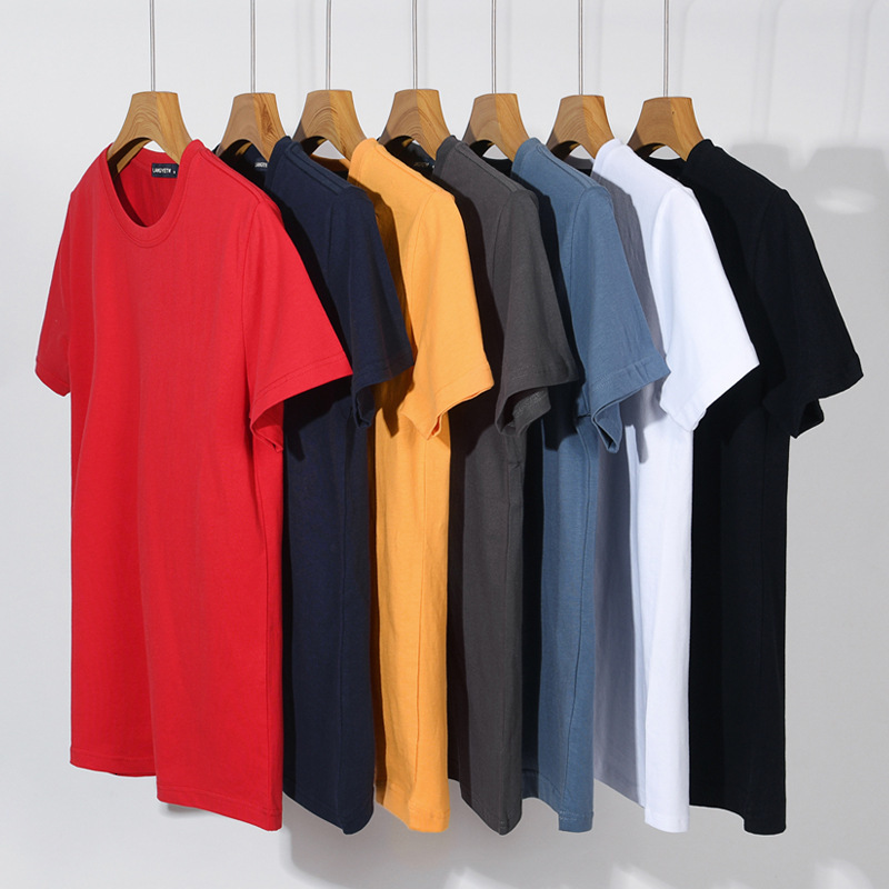 t shirt 210g japanese cotton short sleeve for men and women, White;black