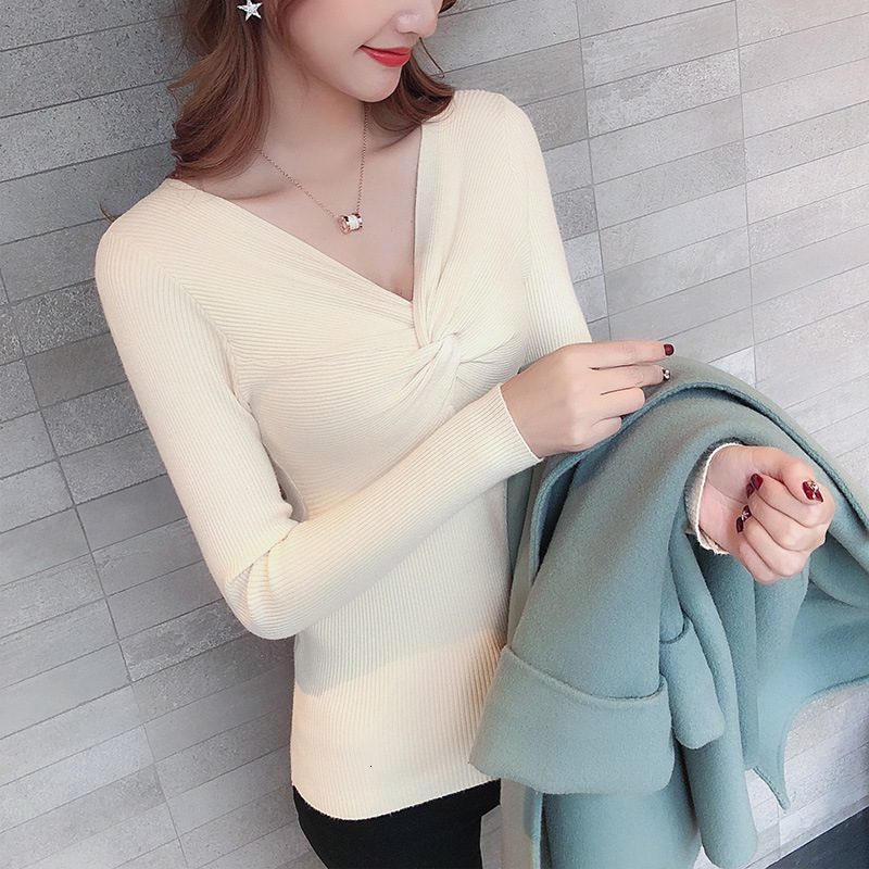 2021 New Autumn Winter Fashion Sexy v Neck Casual Knitted Slim Fit Solid Color Criss Sweater Women M2kd, 07
2021 New Autumn Winter Fashion Sexy v Neck Casual Knitted Slim Fit Solid Color Criss Sweater Women M2kd, 07
