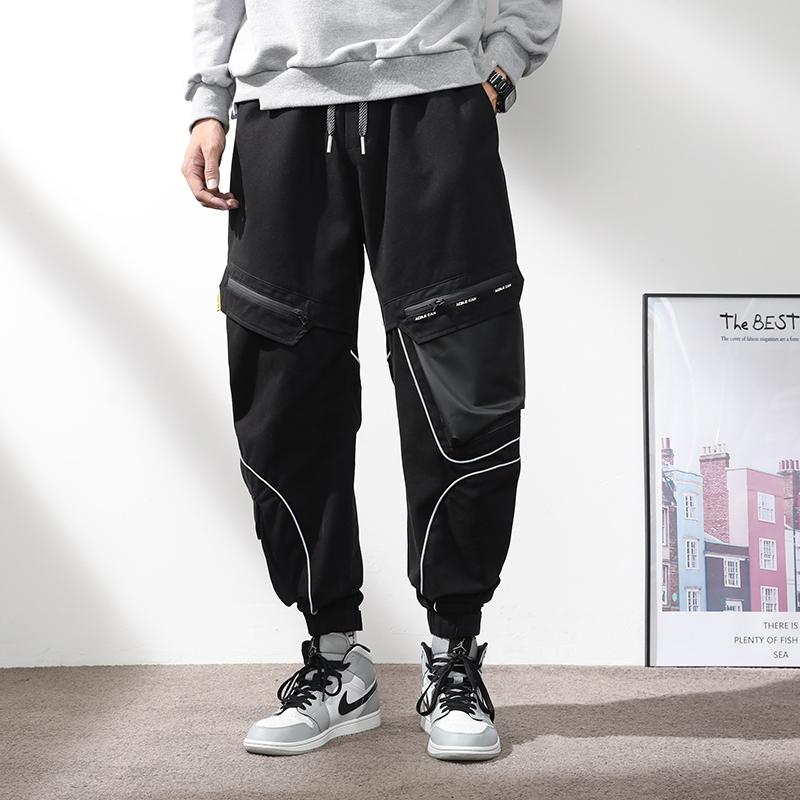 Men's Pants Casual Loose Trend Fashion Hip-hop Harem Multi-pocket Overalls Cotton High-quality, Black
Men's Pants Casual Loose Trend Fashion Hip-hop Harem Multi-pocket Overalls Cotton High-quality, Black