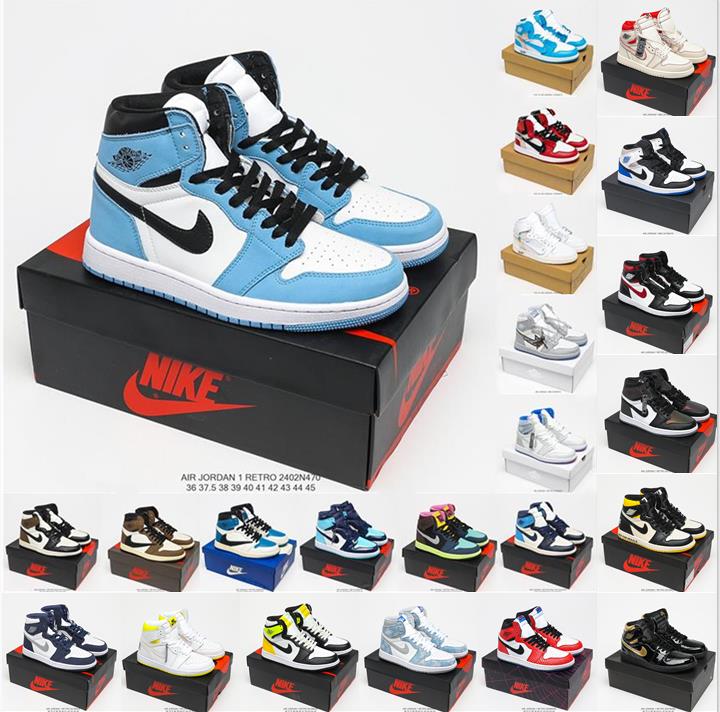 Mens 1 high OG basketball shoes 1s jorden University Blue silver royal toe black metallic gold mid smoke grey UNC Patent men women Sneakers trainers, I need look other product
Mens 1 high OG basketball shoes 1s jorden University Blue silver royal toe black metallic gold mid smoke grey UNC Patent men women Sneakers trainers, I need look other product