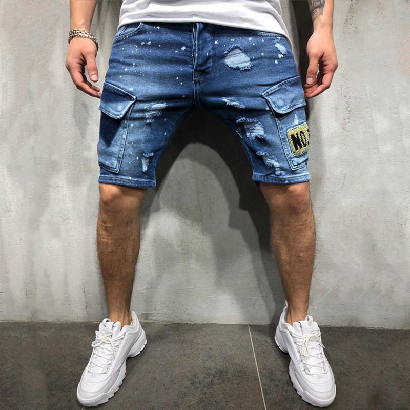 QNPQYX Mens Jeans new arrival streetwear jeans ripped embroidered denim shorts summer fashion youth hip-hop pants Size S-3XL, Blue
QNPQYX Mens Jeans new arrival streetwear jeans ripped embroidered denim shorts summer fashion youth hip-hop pants Size S-3XL, Blue