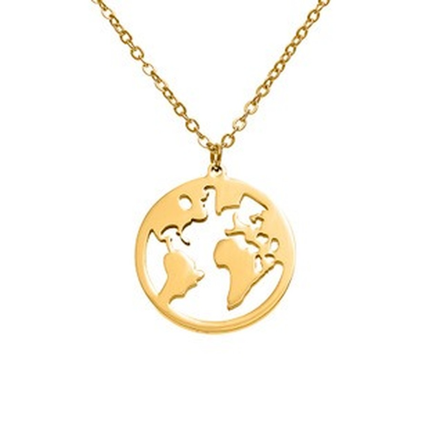 Couple Heart Necklace pendant Silver Gold Chains Stainless Steel Necklaces for Women Fashion Jewelry Will and Sandy