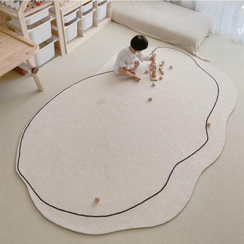 Carpets Japanese Style Carpet Babyroom Cloud Irregular Shape Rug Soft Round Sofa Living Room Bedroom Long Floor Mat Bedside
Carpets Japanese Style Carpet Babyroom Cloud Irregular Shape Rug Soft Round Sofa Living Room Bedroom Long Floor Mat Bedside
