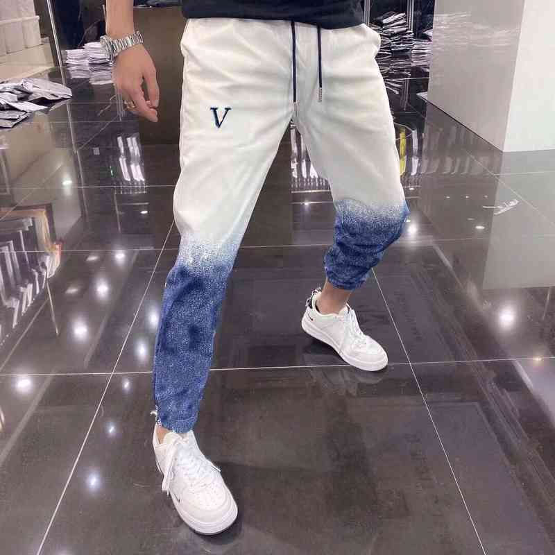 Men's Pants American classic fashion street pants men sweatpant loose 70% cotton and 30% polyester fiber Flexible comfortable high quality trousers NYTT, White
Men's Pants American classic fashion street pants men sweatpant loose 70% cotton and 30% polyester fiber Flexible comfortable high quality trousers NYTT, White