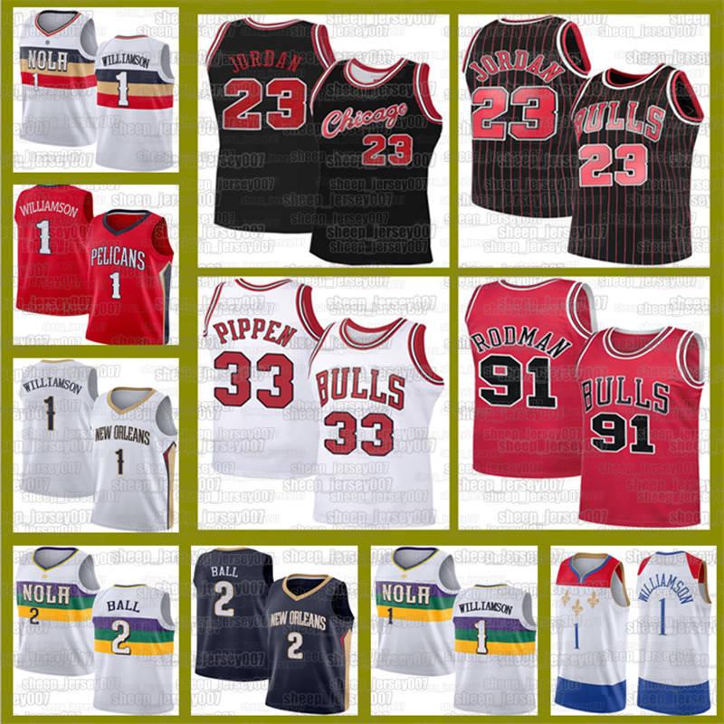 Zion 1 Williamson Pelicans Chicago 23 Michael Scottie 33 Pippen Dennis 91 Rodman Jersey Lonzo 2 Ball Retro Bull Basketball, Black;red
Zion 1 Williamson Pelicans Chicago 23 Michael Scottie 33 Pippen Dennis 91 Rodman Jersey Lonzo 2 Ball Retro Bull Basketball, Black;red