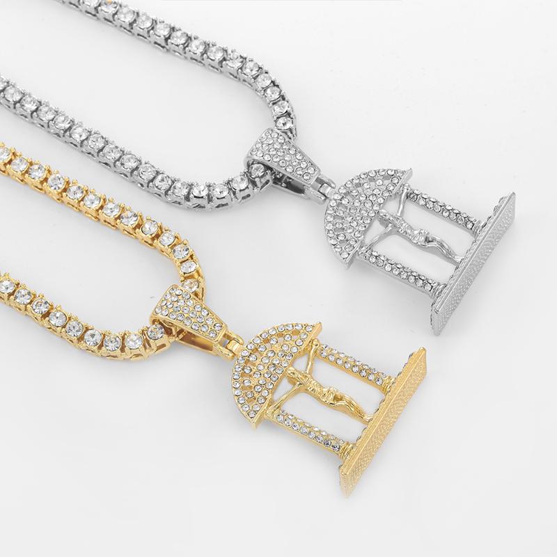 Chains Classic Men's Chained Christian Jewelry Gift Vintage Cross Jesus In The Church Good Friday Pendant And Necklace Gold
Chains Classic Men's Chained Christian Jewelry Gift Vintage Cross Jesus In The Church Good Friday Pendant And Necklace Gold