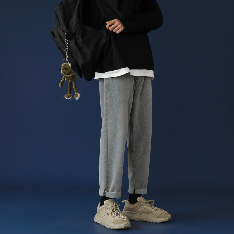 2021 New Spring Straight Men' Fashion Solid Color Casual Retro Jeans Men Streetwear Korean Loose Hip-hop Denim Trousers Mens -3xl Ijia, Whitening
2021 New Spring Straight Men' Fashion Solid Color Casual Retro Jeans Men Streetwear Korean Loose Hip-hop Denim Trousers Mens -3xl Ijia, Whitening