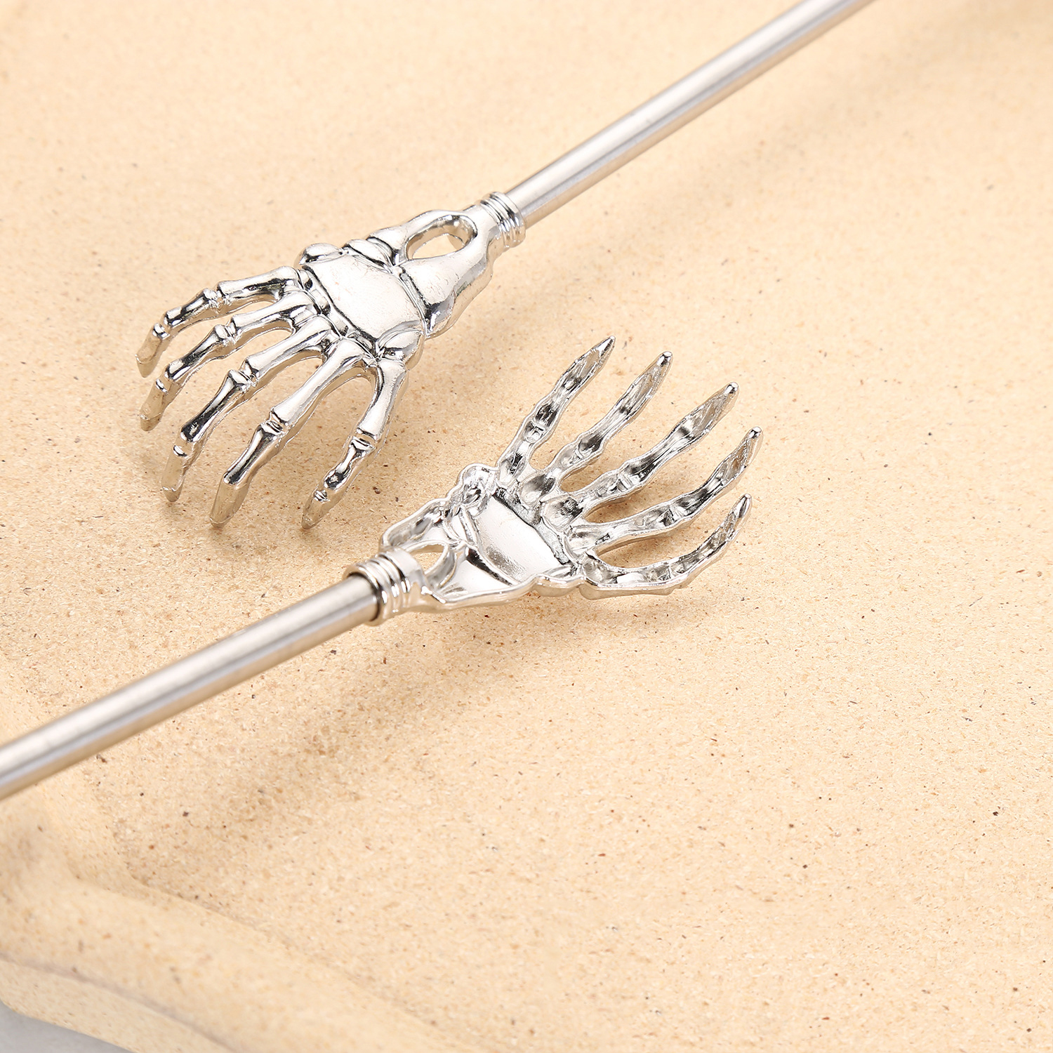 Telescopic Extendable Anti Itch Claw Scratching Massager Massage Tools Portable Adjustable Back Scratcher Stainless Steel Eliminating Dorsum Itching H