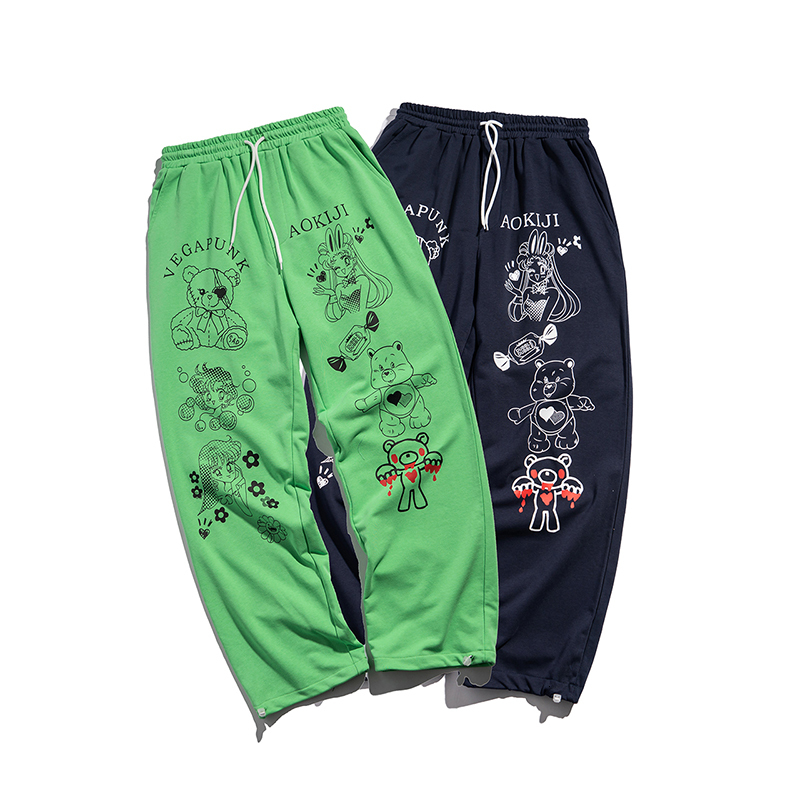 2021 New High Street Bear Print Graffiti Joggers Sweatpants Mens Drawstring Japanese Hip Hop Loose Casual Trousers 0z30, Dark blue
2021 New High Street Bear Print Graffiti Joggers Sweatpants Mens Drawstring Japanese Hip Hop Loose Casual Trousers 0z30, Dark blue
