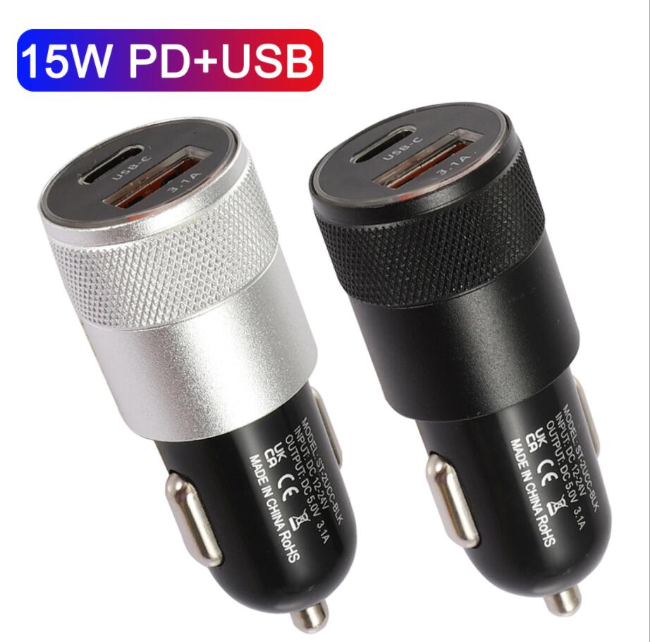 Quick Charge Type c PD 20w QC3.0 Dual Ports 18W Car Charger LED Adapter For Iphone Samsung Huawei Android phone PC GPS
Quick Charge Type c PD 20w QC3.0 Dual Ports 18W Car Charger LED Adapter For Iphone Samsung Huawei Android phone PC GPS