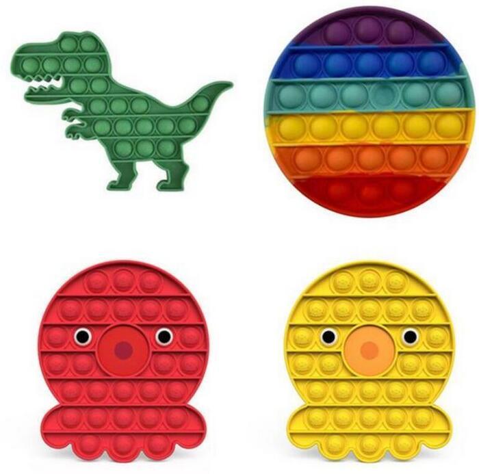 DHL Push Bubble Fidget Toys Autism Special Needs Stress Reliever Helps Relieve Stress and Increase Focus Soft Squeeze Toy