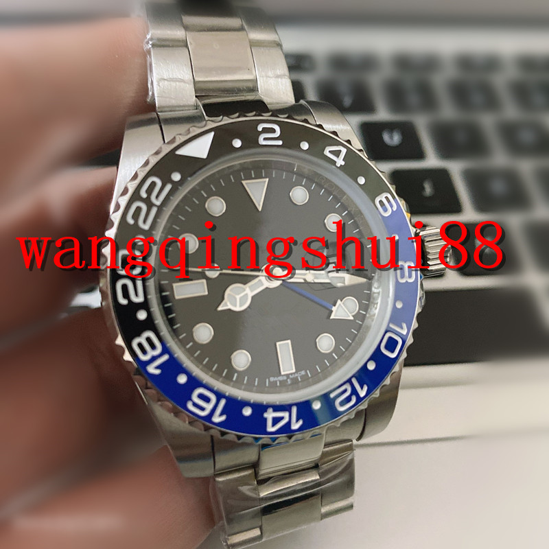 New fashion black gMt Ceramic Bezel Mens Mechanical Stainless Steel Automatic 2813 Movement Watch Sports batman Watches Pepsi Wristwatches, As picture
New fashion black gMt Ceramic Bezel Mens Mechanical Stainless Steel Automatic 2813 Movement Watch Sports batman Watches Pepsi Wristwatches, As picture