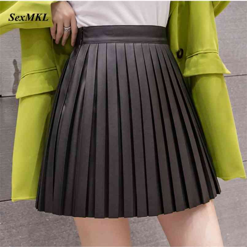 Casual Summer Women Mini Skirt High Waist Black Pleated s Womens Korean y2k Fashion School Pu Streetwear Short 210708, Beige
Casual Summer Women Mini Skirt High Waist Black Pleated s Womens Korean y2k Fashion School Pu Streetwear Short 210708, Beige