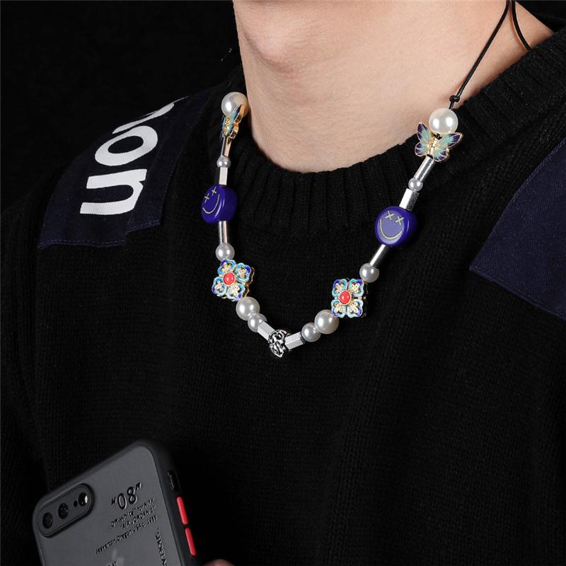 Chokers Luokey Korea Japan Street Style Harajuku Blue Butterfly Flower Necklace For Men And Women Fashion Party Hip Hop Pearl Necklaces
Chokers Luokey Korea Japan Street Style Harajuku Blue Butterfly Flower Necklace For Men And Women Fashion Party Hip Hop Pearl Necklaces