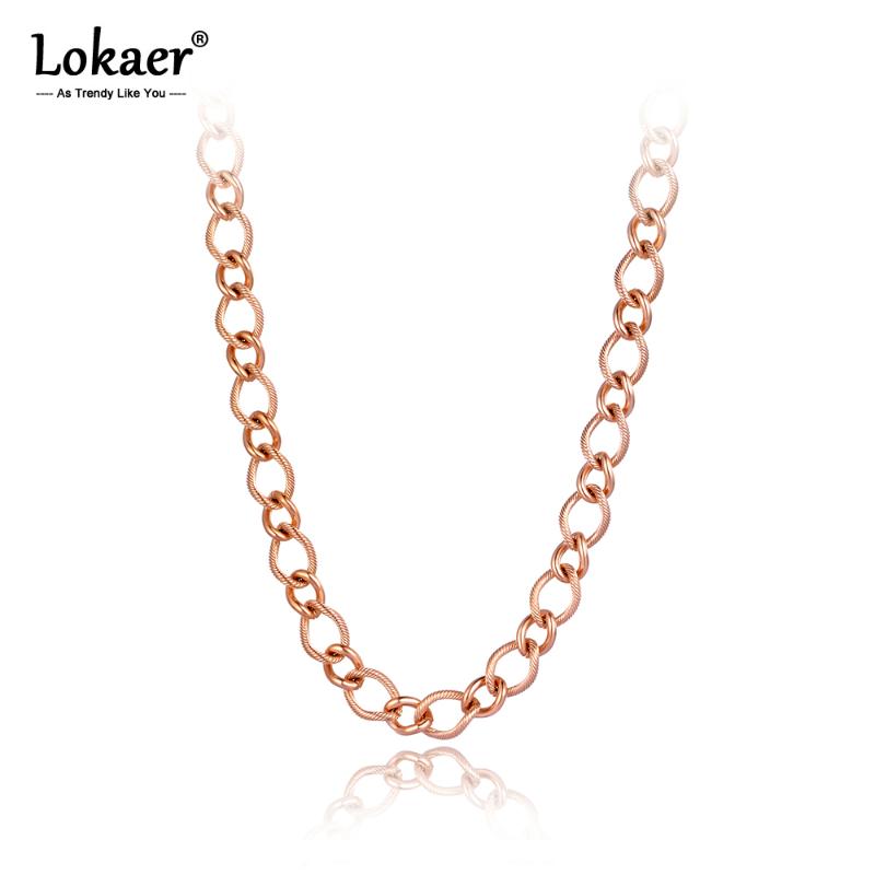 Chains Lokaer Titanium Stainless Steel Choker Pendant Necklaces Jewelry Hiphop/Rock Big Thick Chain Necklace For Women Men N21019
Chains Lokaer Titanium Stainless Steel Choker Pendant Necklaces Jewelry Hiphop/Rock Big Thick Chain Necklace For Women Men N21019