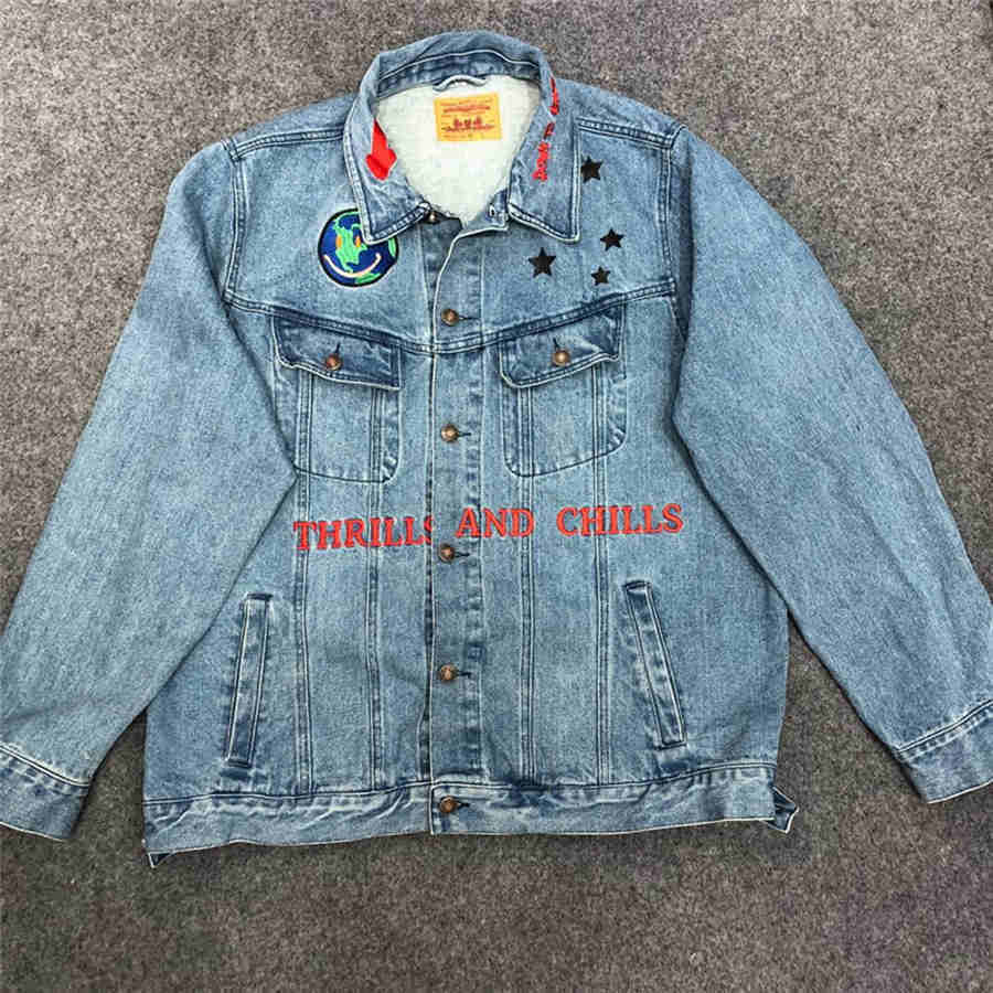 2021 New Novo Masculina Feminino 1:1 Melhor Qualidade Bordado Denim Travis Scott Astroworld Jaqueta 4k4k
2021 New Novo Masculina Feminino 1:1 Melhor Qualidade Bordado Denim Travis Scott Astroworld Jaqueta 4k4k