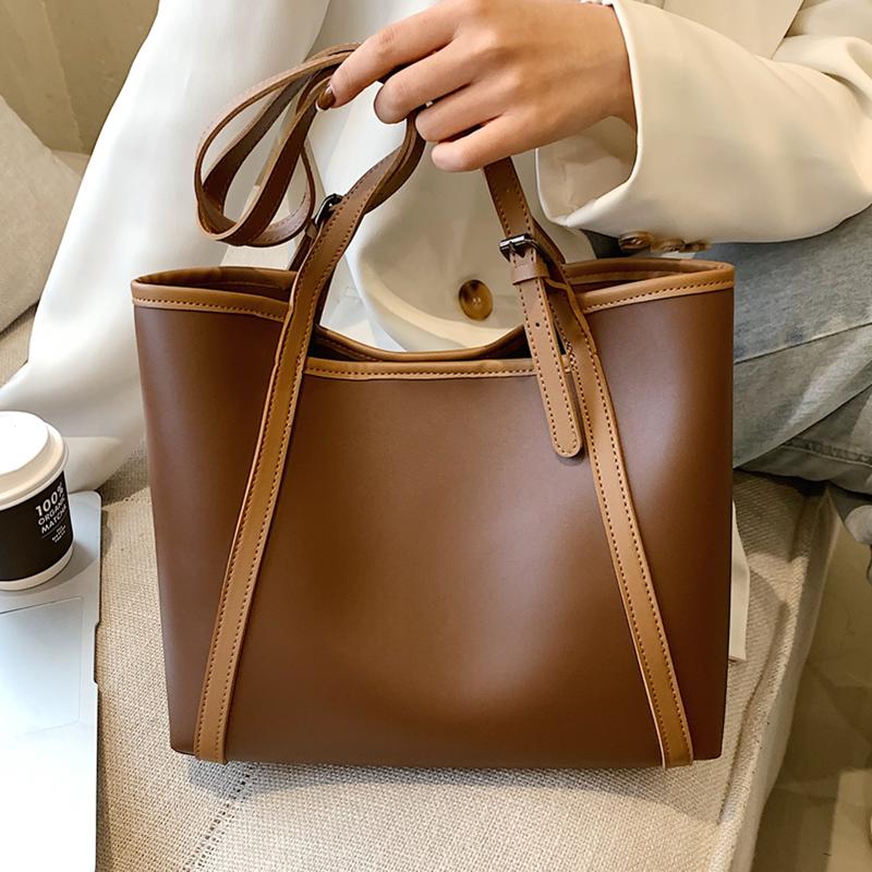 Evening Bags Large Capacity Women Handbag High Quality Pu Leather Shopper Bag Female Big Travel Tote Ladies Casual Hit Color Shoulder, Black
Evening Bags Large Capacity Women Handbag High Quality Pu Leather Shopper Bag Female Big Travel Tote Ladies Casual Hit Color Shoulder, Black