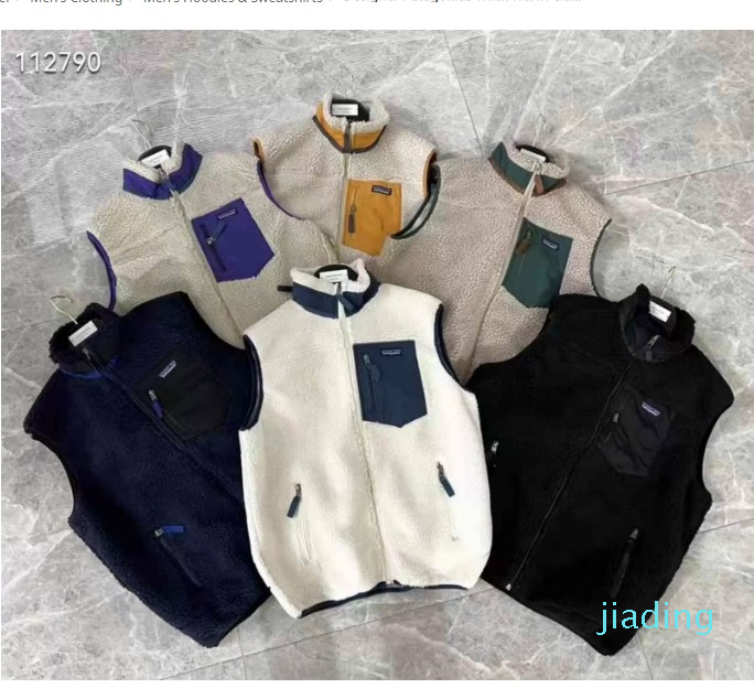 Designer Patagonias Thick Warm Classic Vest Retro-x Autumn Winter Couple Models Lamb Cashmere Fleece for Men Women 7 Colore, Black
Designer Patagonias Thick Warm Classic Vest Retro-x Autumn Winter Couple Models Lamb Cashmere Fleece for Men Women 7 Colore, Black