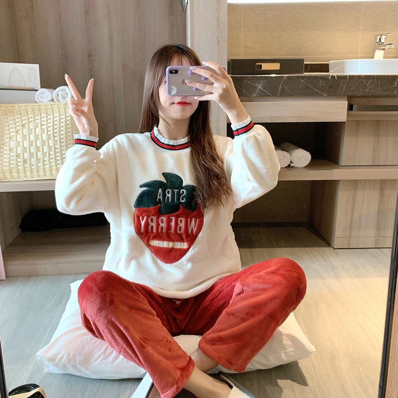 Young Lady Sweet 2pcs O-neck Up Beeping Pajamas a New Winter Suit 8dn2, Color-1
Young Lady Sweet 2pcs O-neck Up Beeping Pajamas a New Winter Suit 8dn2, Color-1