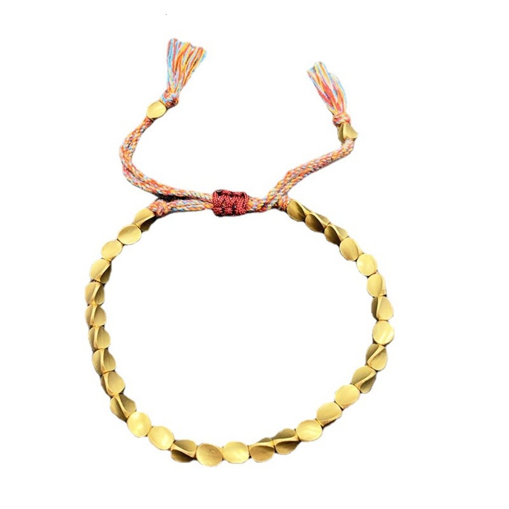 ,bracelet Hand woven stationery line, hand rope, creative jewelry, special shaped copper bead bracelet, tassel string, Golden;silver
,bracelet Hand woven stationery line, hand rope, creative jewelry, special shaped copper bead bracelet, tassel string, Golden;silver