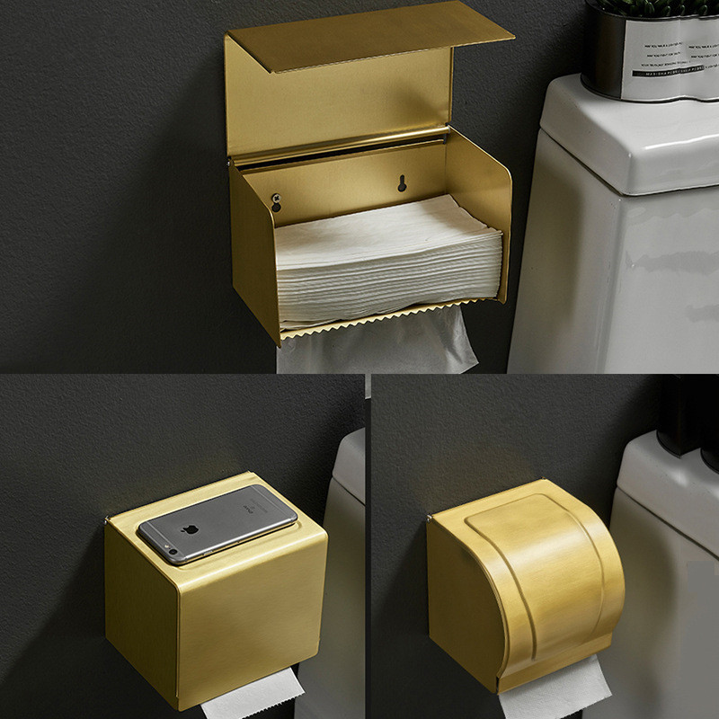 2021 New Aluminum Brushed Gold Bathroom Roll Box Rack Toilet Paper Holder Tissue Boxes Apgm
2021 New Aluminum Brushed Gold Bathroom Roll Box Rack Toilet Paper Holder Tissue Boxes Apgm