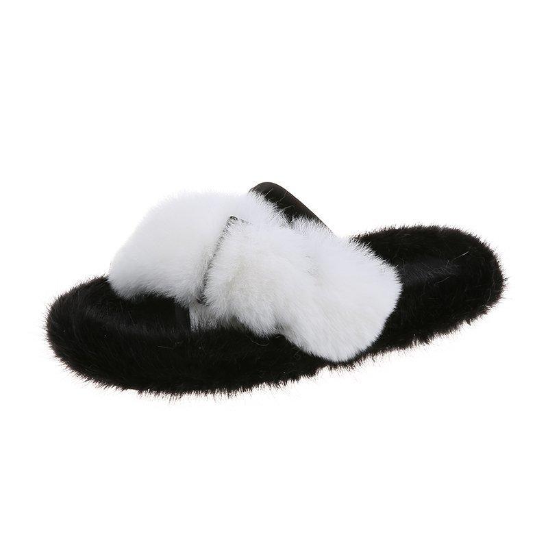 Slippers 2021 Spring And Summer Plus Size European American Style Women's One-word Flocking Plush Daily Fashion Flat, Black
Slippers 2021 Spring And Summer Plus Size European American Style Women's One-word Flocking Plush Daily Fashion Flat, Black