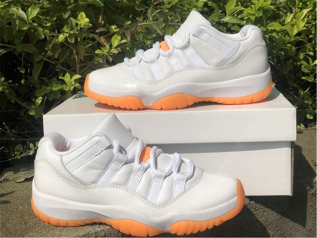 2021 Release 11 Low WMNS Bright Citrus Men Women Basketball Shoes White Orange Real Carbon Fiber Sports Sneakers
2021 Release 11 Low WMNS Bright Citrus Men Women Basketball Shoes White Orange Real Carbon Fiber Sports Sneakers