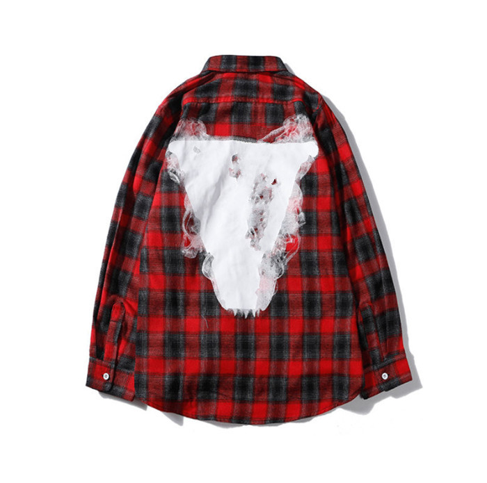 Street trend Green Plaid devil smog back big letter Plaid Shirt coat summer couple sunscreen long sleeve shirt fashion, Black
Street trend Green Plaid devil smog back big letter Plaid Shirt coat summer couple sunscreen long sleeve shirt fashion, Black
