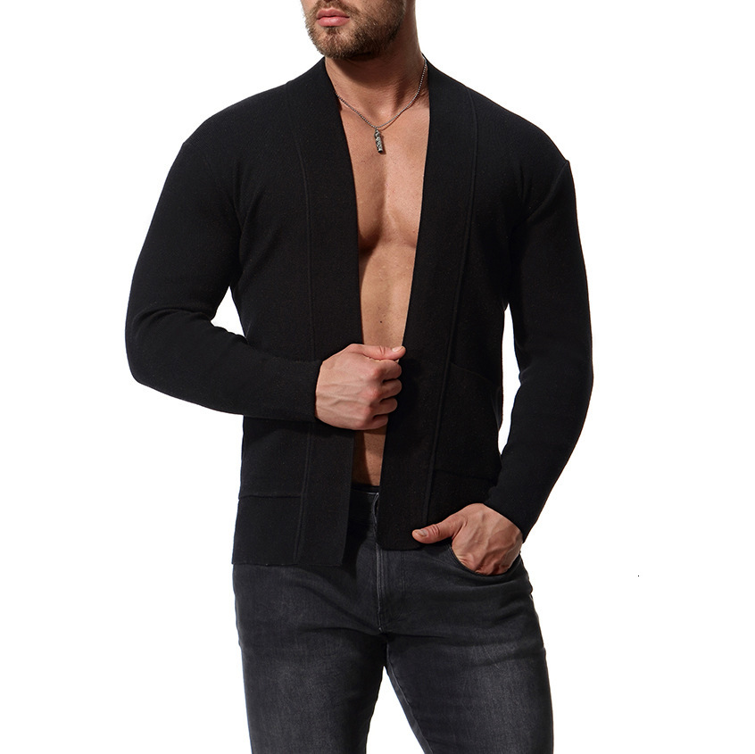 2021 New Men Casual Hooded Sweater Femme Upvi, Black