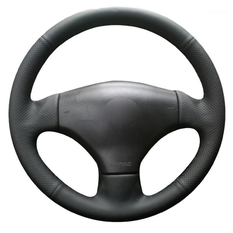 Steering Wheel Covers Black Artificial Leather Hand-Stitched Car Cover For 206 2002-2006
Steering Wheel Covers Black Artificial Leather Hand-Stitched Car Cover For 206 2002-2006