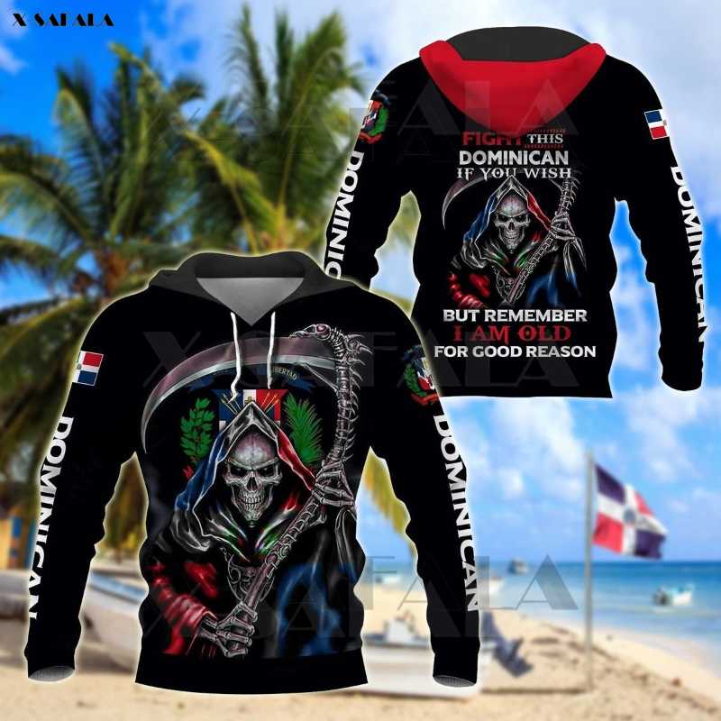 Men's Hoodies & Sweatshirts DOMINICAN SKULL SPECIAL VERSION Flag 3D Printed Zipper Hoodie Man Military Pullover Sweatshirt Hooded Jacket Jer, Black
Men's Hoodies & Sweatshirts DOMINICAN SKULL SPECIAL VERSION Flag 3D Printed Zipper Hoodie Man Military Pullover Sweatshirt Hooded Jacket Jer, Black