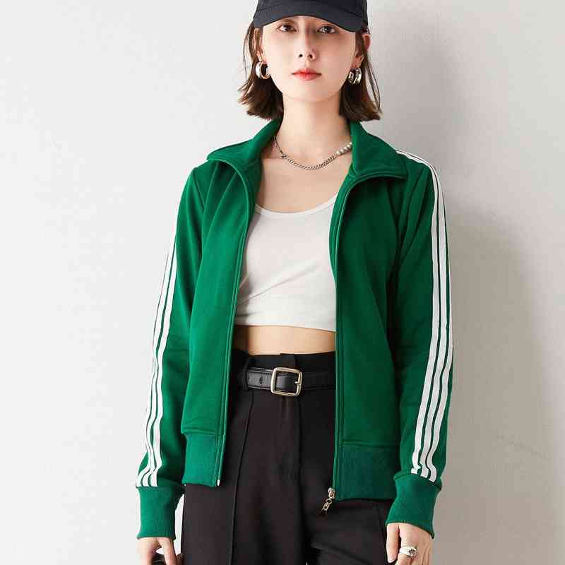 Sweater women's spring and autumn new 2021 jacket fashion ins short zipper cardigan Korean solid color pocket casual sweater, Black
Sweater women's spring and autumn new 2021 jacket fashion ins short zipper cardigan Korean solid color pocket casual sweater, Black