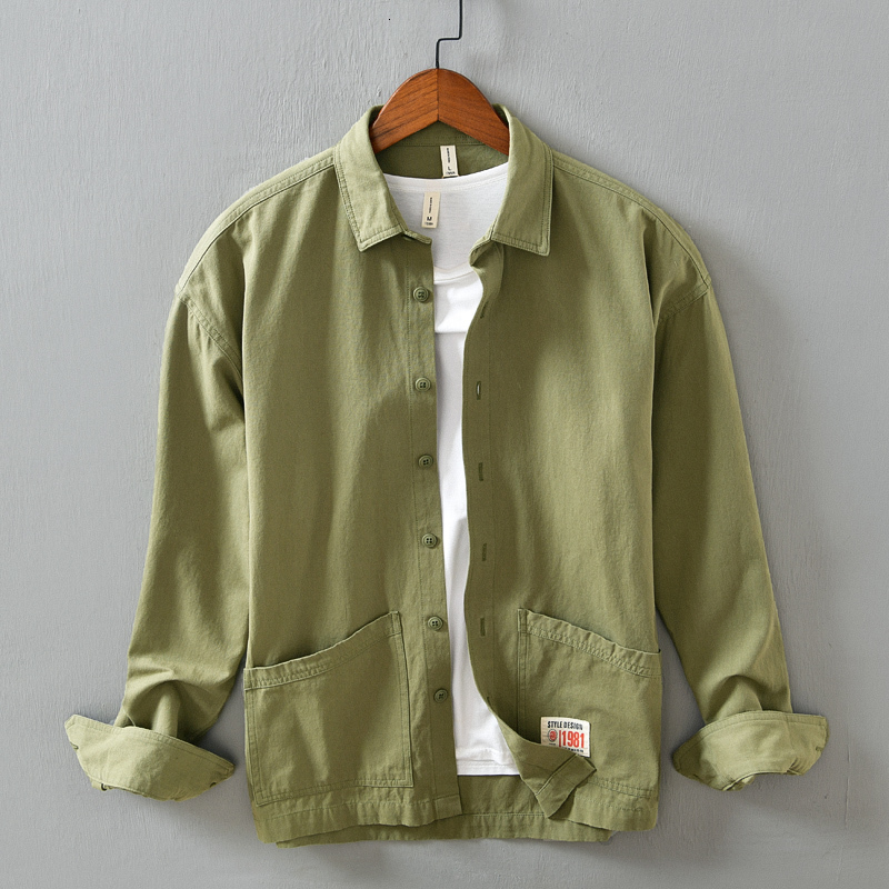 2021 New Outono e Primavera Casual Puro Masculina Marca Jaquetas Para Na Moda 100% Algodo Jaqueta Dos Homens G0gr, Khaki
2021 New Outono e Primavera Casual Puro Masculina Marca Jaquetas Para Na Moda 100% Algodo Jaqueta Dos Homens G0gr, Khaki