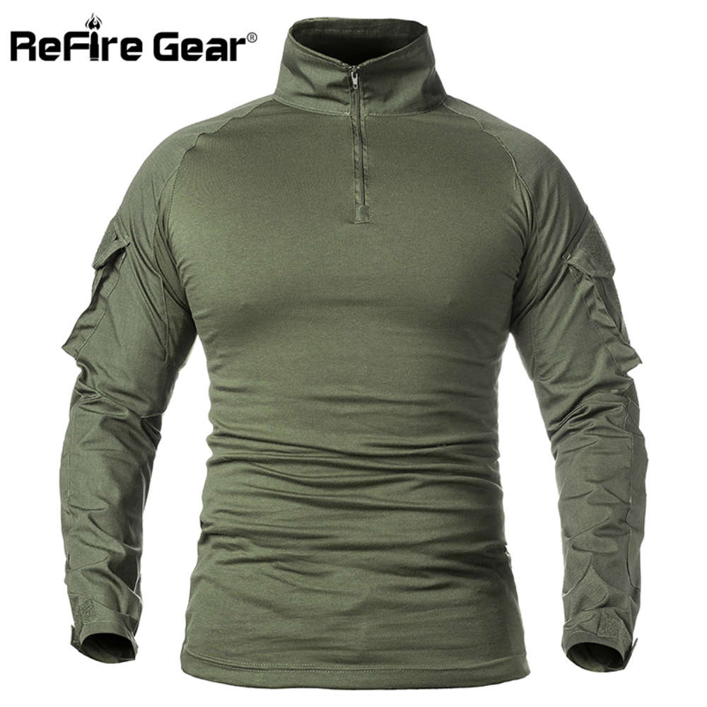 ReFire Gear Men Army Tactical shirt SWAT Soldiers Military Combat T-Shirt Long Sleeve Camouflage Paintball T Shirts 5XL, Digital camo
ReFire Gear Men Army Tactical shirt SWAT Soldiers Military Combat T-Shirt Long Sleeve Camouflage Paintball T Shirts 5XL, Digital camo