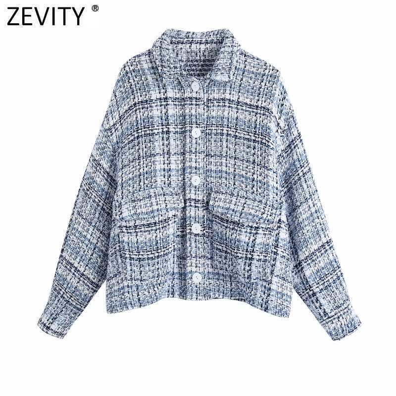 Zevity Women Vintage Single Breasted Tweed Shirt Coat Female Long Sleeve Casual Outwear Jacket Pockets Chic Brand Tops SW713 210603, Bb sw713
Zevity Women Vintage Single Breasted Tweed Shirt Coat Female Long Sleeve Casual Outwear Jacket Pockets Chic Brand Tops SW713 210603, Bb sw713