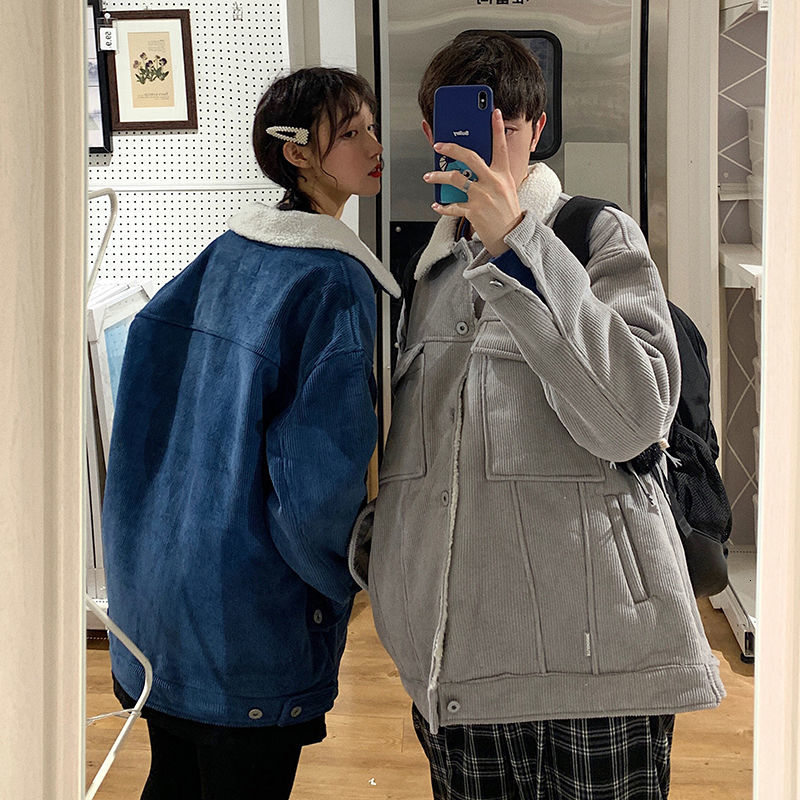2021 New Winter Thick Lamb Fur Jacket Men' Parka Warm Fashion Casual Short Men Wild Loose Cotton Couple Coat Mens Clothes -xl I9p9, Blue
2021 New Winter Thick Lamb Fur Jacket Men' Parka Warm Fashion Casual Short Men Wild Loose Cotton Couple Coat Mens Clothes -xl I9p9, Blue