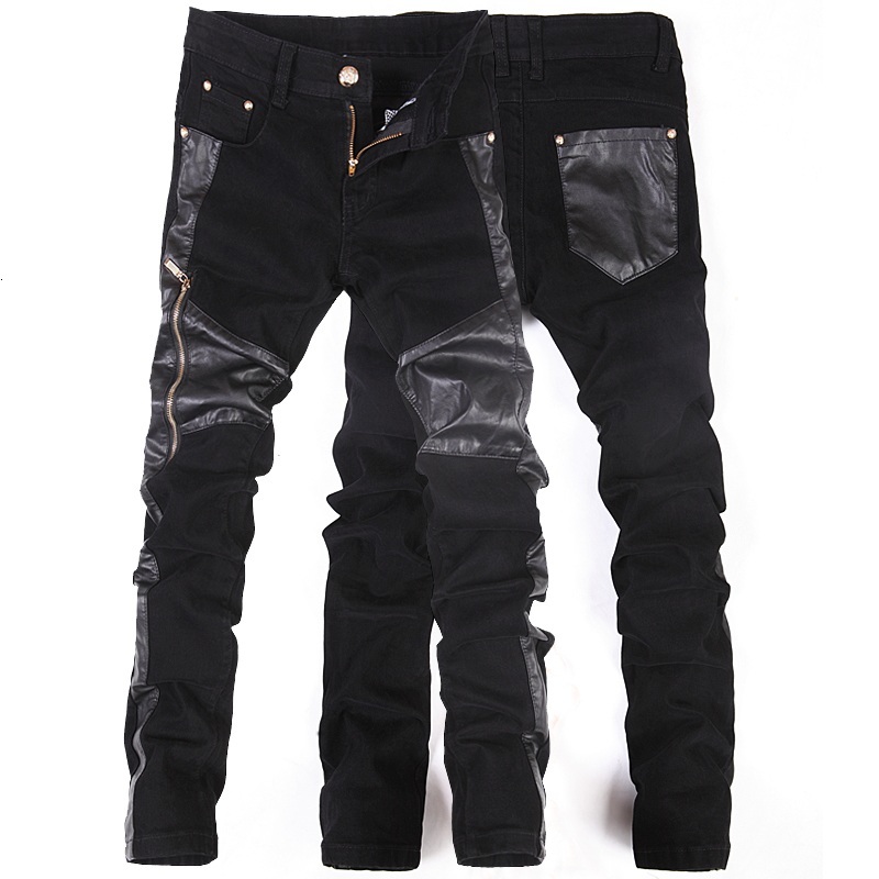 2021 New Dos Homens Novo Coreano Retalhos Casuais De Couro Personalizado Zper Magro Da Motocicleta Do Plutnio Calas Coxp, Black
2021 New Dos Homens Novo Coreano Retalhos Casuais De Couro Personalizado Zper Magro Da Motocicleta Do Plutnio Calas Coxp, Black