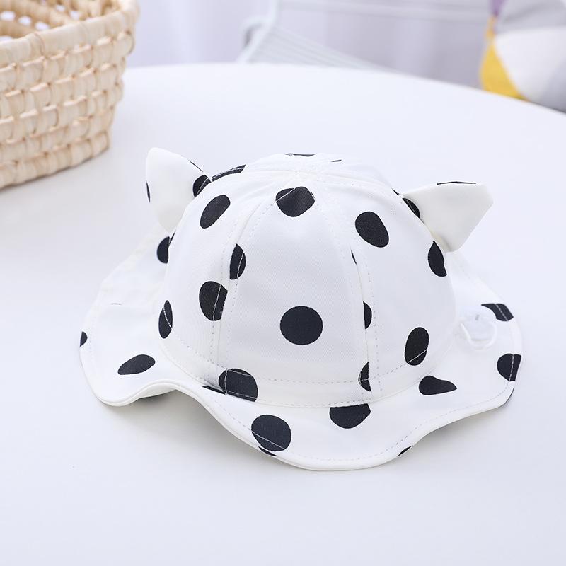 Caps & Hats Cute Cat Ear Baby Bucket Hat Dot Printed Soft Cotton Girls Panama Cap Spring Summer Outdoor Beach Sun Toddler Enfant, Yellow
Caps & Hats Cute Cat Ear Baby Bucket Hat Dot Printed Soft Cotton Girls Panama Cap Spring Summer Outdoor Beach Sun Toddler Enfant, Yellow