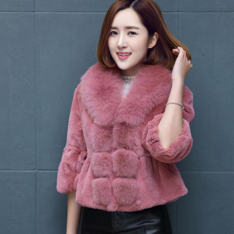 Women's Fur & Faux Winter Fashion Womens Coat Big Collar Jacket Female Fake Rex Thicken Warm Plus Size L1683, Black
Women's Fur & Faux Winter Fashion Womens Coat Big Collar Jacket Female Fake Rex Thicken Warm Plus Size L1683, Black